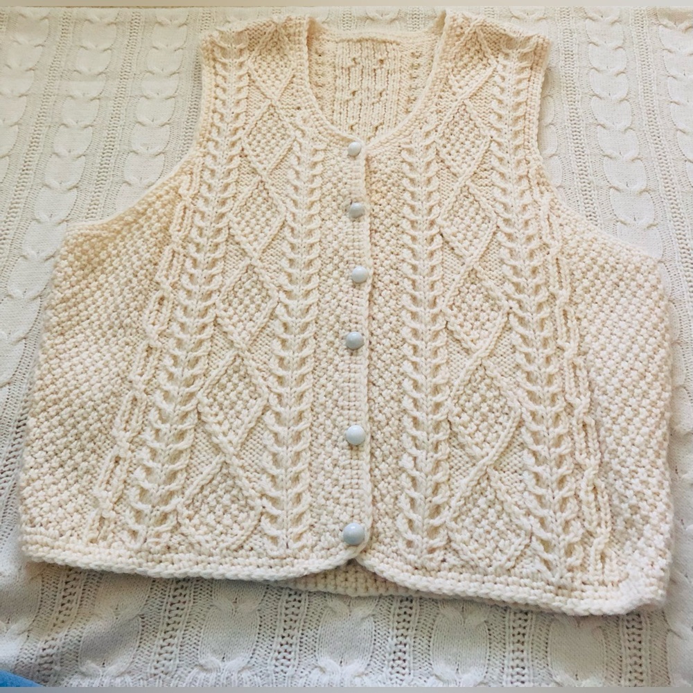 Irish, hand woven vest 🇮🇪
